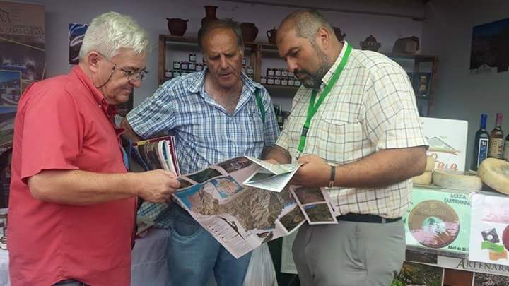 Informador de Artenara en la Feria