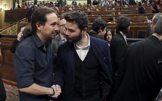 pablo iglesias gabriel rufian congreso 1456850047908