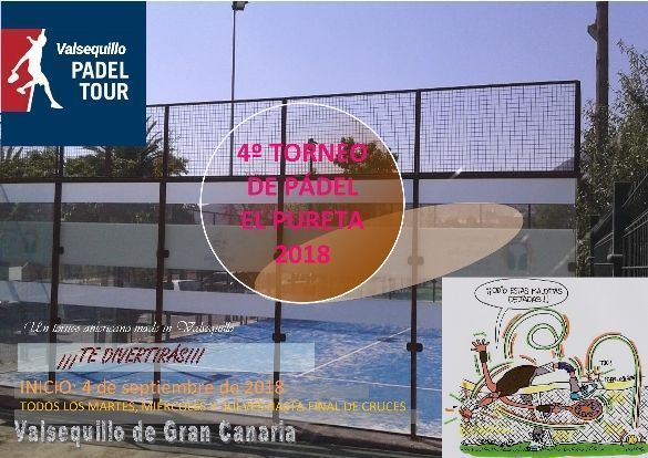 CARTEL PADEL 2018 B