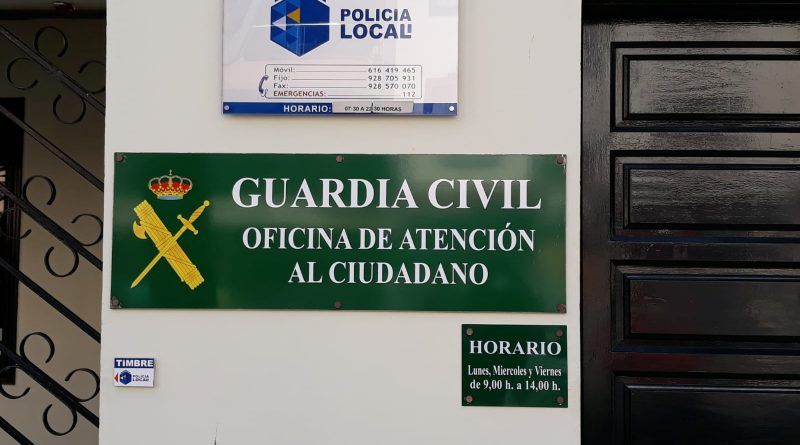 20181102 Cartel Guardia Civil