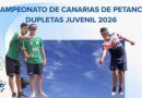 CAMPEONATO DE CANARIAS DE DUPLETAS JUVENIL DE PETANCA