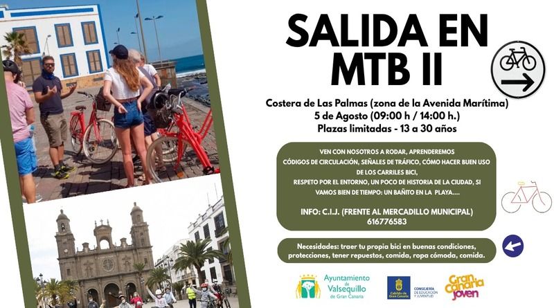 RUTA EN MTB POR LA COSTA DE LAS PALMAS