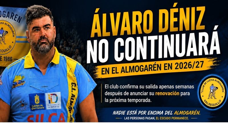 COMUNICADO DE CL ALMOGAREN TRAS LA SALIDA DE ÁLVARO DÉNIZ
