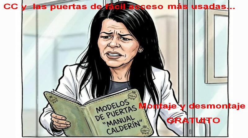 LAS PUERTAS CORREDERAS Y DO&Ntilde;A FABIOLA CALDER&Iacute;N