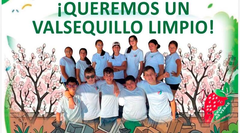 LOS ALUMNOS DEL CEIP LAS VEGAS PARTICIPAN EN UN CAMPA&Ntilde;A CONTRA LOS VERTIDOS