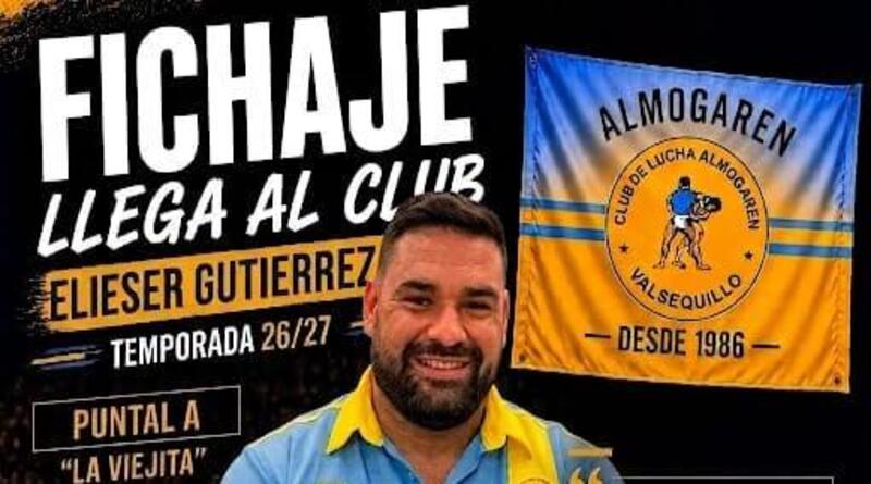 ELIESER GUTI&Eacute;RREZ VESTIR&Aacute; LOS COLORES DEL CL ALMOGAREN