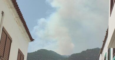 DECLARADO INCENDIO EN LA ZONA DE CAZADORES DECLARADO INCENDIO EN LA ZONA DE CAZADORES