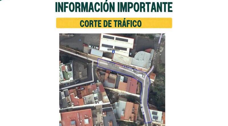 CORTE TEMPORAL DE TRÁFICO EN LAS CARREÑAS