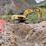 AVANZAN LOS TRABAJOS DE ARREGLO DE LOS BARRANCOS