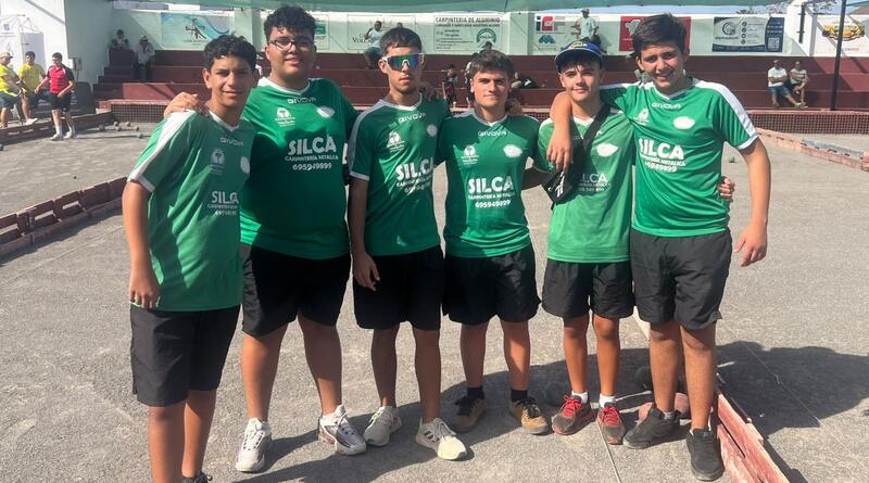 CAMPEONES DE CANARIAS DE DUPLETAS DE BOLA CANARIA EN LA CATEGORÍA JUVENIL