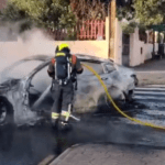 VEH&Iacute;CULO CALCINADO EN LA GC41, VALSEQUILLO