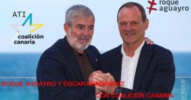 ROQUE AGUAYRO SE ENTREGA A LA DERECHA DE COALICI&Oacute;N CANARIA